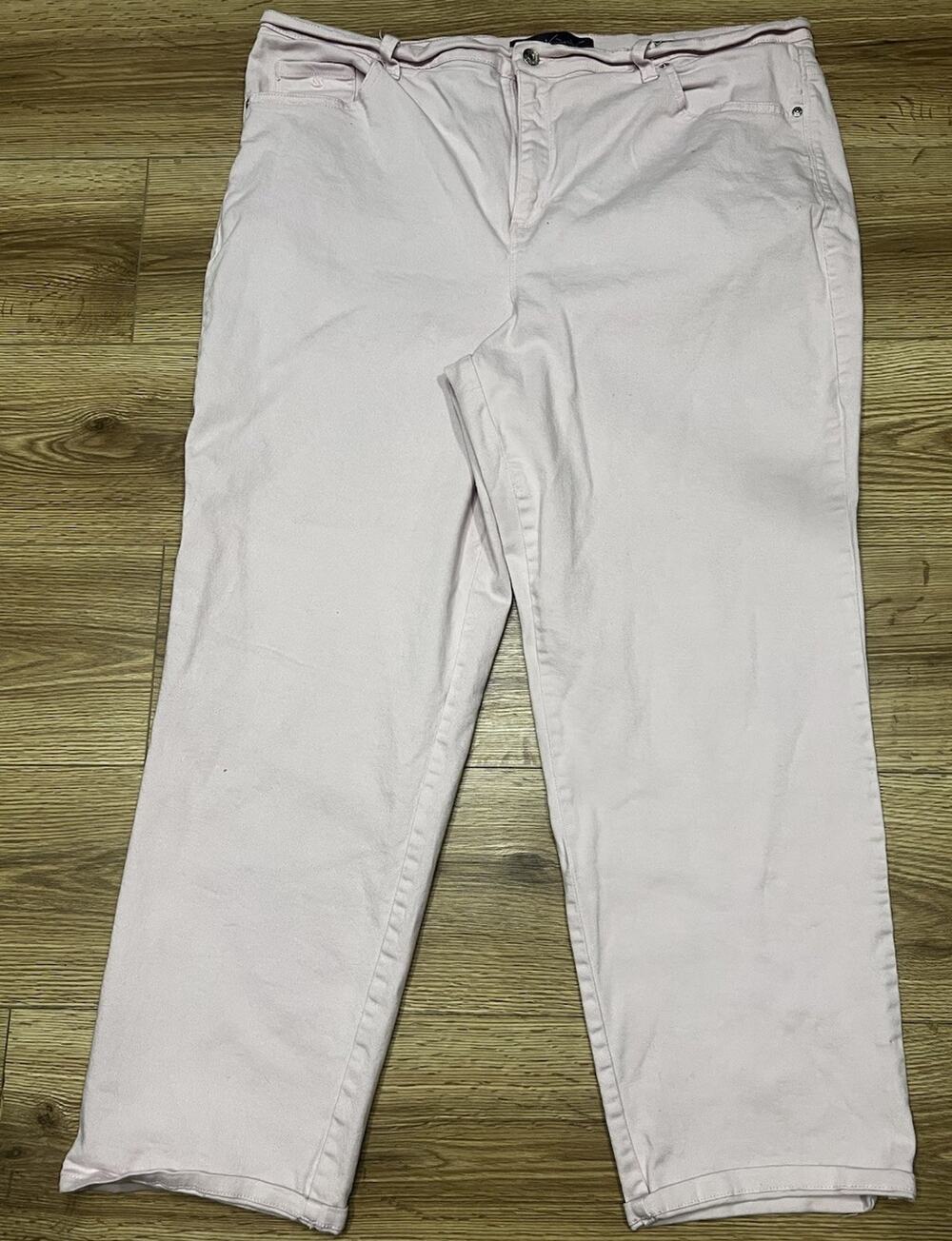 Gloria Vanderbilt Amanda Jeans Pink Size 22W Plus